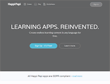 Tablet Screenshot of happipapi.com